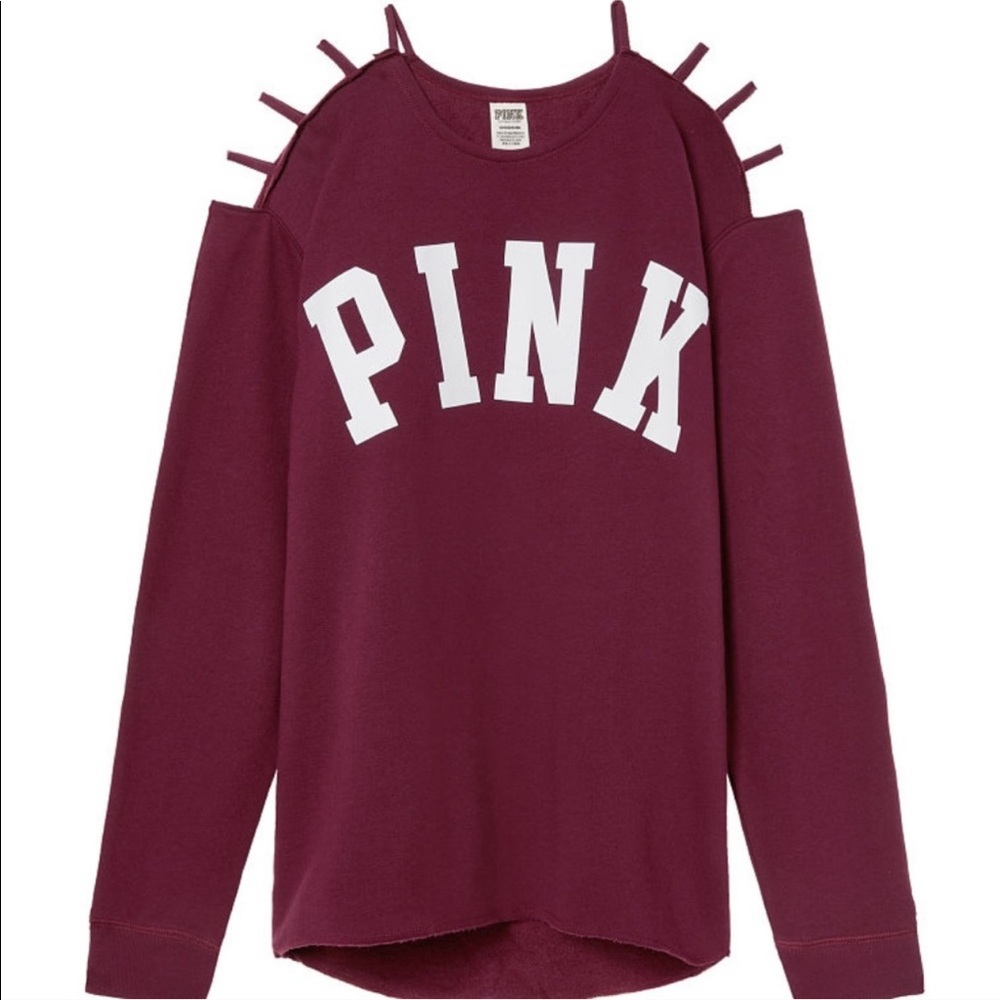 SALE 💥Vs PINK Strappy Shoulder Sweatshirt💥